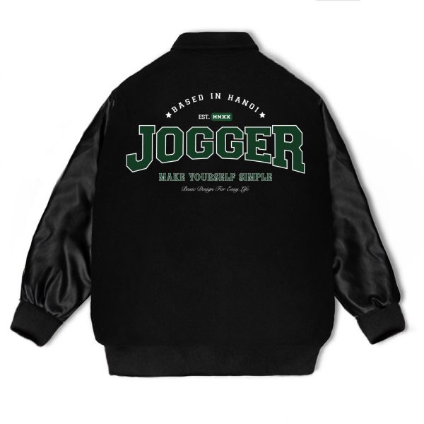 varsity dạ phối da jogger cao cấp varsity dạ phối da jogger cao cấp